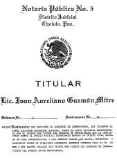 Copia o duplicado de escritura